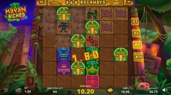 Mayan Riches Rockways on mobile and PC