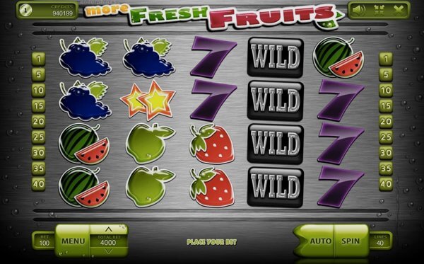 Comparison of slot machines More Fresh Fruits