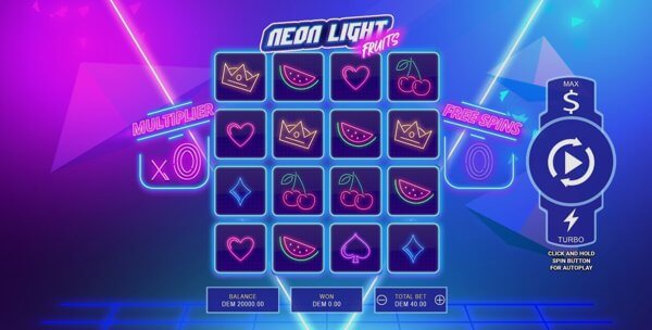 How to Play Neon Light Fruits