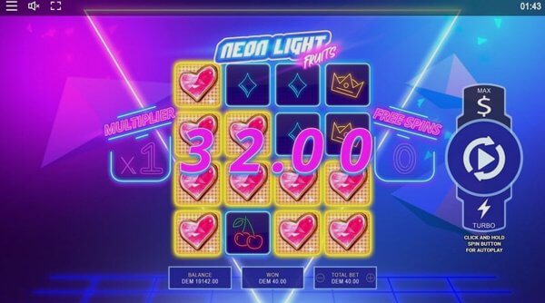 Neon Light Fruits – Demo and Free play