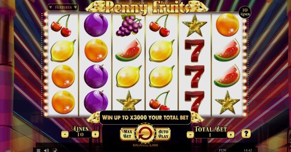 Comparison of slot machines Penny Fruits