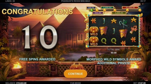 Pharaohs Reign on mobile and PC