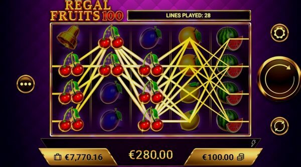 Regal Fruits 100 – Демо и бесплатная игра