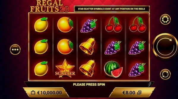 Regal Fruits 20 Online – плюсы и минусы