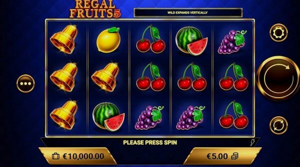 Regal Fruits 5 – Demo and Free play