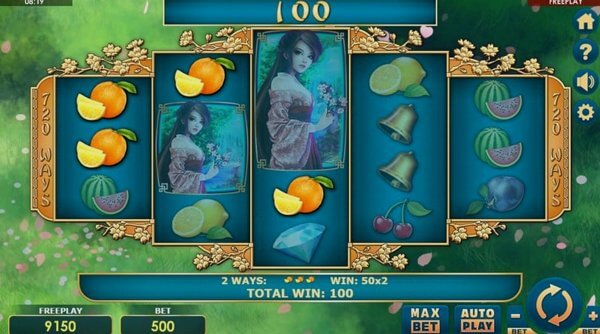 Comparison of slot machines Sakura Fruits