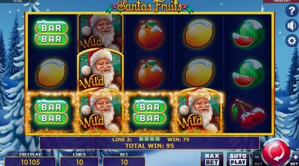 Santas Fruits – Демо и бесплатная игра