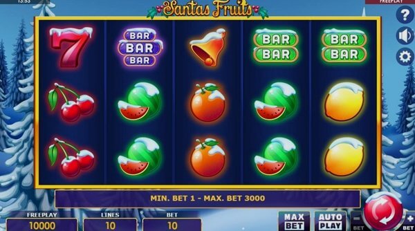 Santas Fruits on mobile and PC