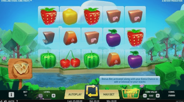 Прогуливаясь по кубикам Staxx Fruits