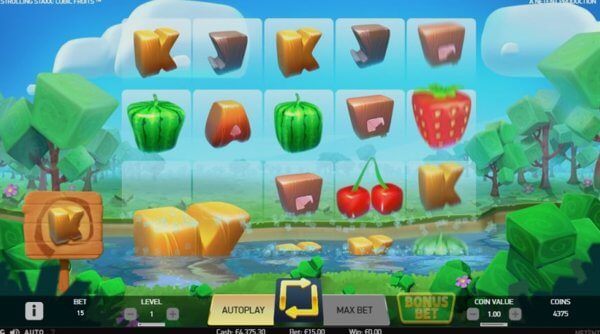 Прогулка по Staxx Cubic Fruits на мобильных устройствах и ПК