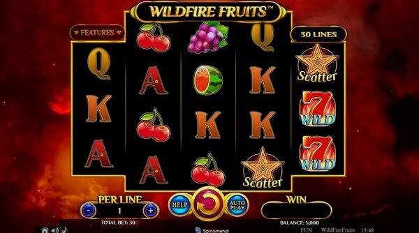 Wildfire Fruits – демо-версия и бесплатная игра