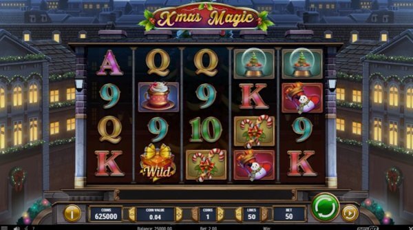 Comparison of slot machines Xmas Magic